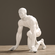 Abstract Race Start Athlete Sculpture Handmade Resin Sprinter Figurine Sports Souvenir Decor Art and Craft Adornment Accessories 2024 - buy cheap