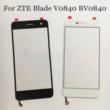 For ZTE Blade V0840 BV0840 touch panel Digitizer Touch Screen Glass BV0840 touch panel with button flex cable Perfect Repair 2024 - buy cheap