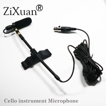 Pro Music Instrument Microphone Condenser Cello Instrument Microfone for Shure AKG Samson Wireless System XLR Mini  Transmitter 2024 - buy cheap