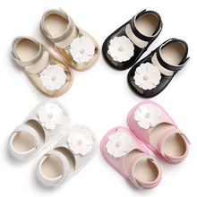 0-1 summer female baby shoes princess shoes flowers soft bottom baby toddler shoes 2024 - buy cheap