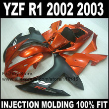 motorcycle Full injection mold fairings kit for YAMAHA 2002 R1 2003 YZF R1 02 03  burnt orange ABS fairing bodyworks 2024 - buy cheap