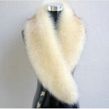 Free shipping 2014 fakes fox fur collar raccoon fur collar wool top cap dickie shawls imitation fur scarf 2024 - buy cheap