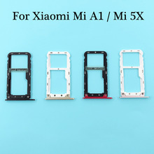 For Xiaomi Mi A1 MIA1 / For Xiaomi Mi 5X Mi5X Sim Tray Micro SD Card Holder Slot Parts Sim Card Adapter 2024 - buy cheap