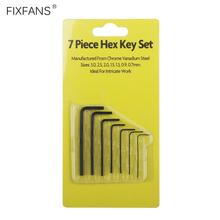 FIXFANS 7Pcs Metric Allen Key Bits Set Small Hex Wrench Screwdriver Hand Tool Kit 0.7mm 0.9mm 1.3mm 1.5mm 2.0mm 2.5mm 3.0mm 2024 - buy cheap