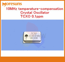 Oscilador de cristal de frequência padrão tcxo, 2 peças, 10mhz, compensação de temperatura, 0.1ppm, instrumento, envio rápido 2024 - compre barato