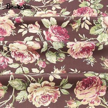 Вышитая Роза дизайн 100% хлопок саржевая ткань шитье одеяло домашний текстиль Детские простыни DIY лоскутное Ремесло Скрапбукинг 2024 - купить недорого