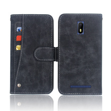 Hot! Leagoo Z6 Case High quality flip leather phone bag cover case for Leagoo Z6 with Front slide card slot 2024 - buy cheap