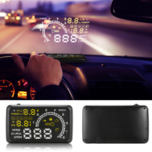 ASH-4C-proyector HUD Head Up para coche, pantalla de 5,5 pulgadas, OBDII OBD, 2 Interfaz, KM/h, MPH, sistema de alarma de advertencia de velocidad 2024 - compra barato