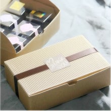 10 pieces 18.2*12*5cm Kraft Paper Boxes For Gift Packing Cheese Cake Boxes Cookie Boxes 2024 - buy cheap