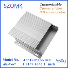 4 pcs/lot aluminium metal box electronic enclosure aluminium box 46*190*155mm rack case 2024 - buy cheap