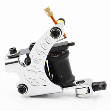 1pcs Coil Tattoo Machine New Arrival Tattoo Machines 10 Wrap Coils Tatoo Gun black Steel Tattoo Frame  For Shader Free shipping 2024 - buy cheap