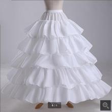 4 Hoops Ball Gown Petticoats Cheap Black Petticoat Crinoline Underskirt Big Ruffle Wedding Accessories Womans Tulle Underskirts 2024 - buy cheap