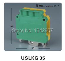 Серия JHUK, клеммные колодки для заземления, соединительная Клеммная колодка, тип DIN-рейки, USLKG35 2024 - купить недорого