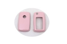 Hard Plastic Keyless Remote Key Protection Case Cover (Gloss Pink) For VW Volkswagen MK6 2024 - buy cheap