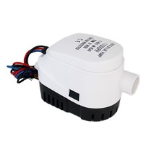 Bomba de esgoto automática 600gph dc 12v/24v para barco com interruptor flutuante automático, bomba de água elétrica submersível, 12 24 v 12 volts 600 2024 - compre barato