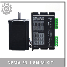 Шаговый двигатель Nema 23 57BYG25 0C, 57 двигателей, 1,8 нм, с обновлением TB6600/DM542, драйвер шагового двигателя NEMA17 23 для 3D-принтера с ЧПУ 2024 - купить недорого