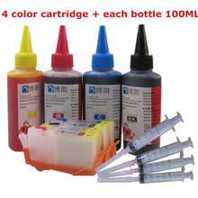 compatible refill ink kits for hp 178 XL ink cartridge for HP 7510 7515 B109a B109n B110a B209a B210a 3070A 3520 4620 2024 - buy cheap