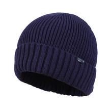 Kenmont Autumn Winter Unisex Men Wool Crochet Knit Solid Color Skull Cap Beanie Hat Cuff Tam 1561 2024 - buy cheap