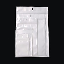 Белая прозрачная самозакрывающаяся пластиковая Розничная упаковка, полиэтиленовые пакеты с застежкой-молнией, пакеты с отверстием для под... 2024 - купить недорого