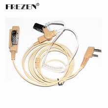 Beige Flesh Color Covert Acoustic Tube Earpiece Headset Mic For Kenwood BAOFENG UV-5R Two Way Radio 2024 - buy cheap