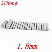 200pcs diameter 1.8mm stainless steel dowel pin location pin stop pin length 3mm to 10mm 2024 - buy cheap