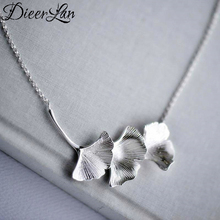 Vintage New Ginkgo Biloba Leaf Necklaces for Women Chokers Necklaces Charms Bohemian Party Jewelry Gifts 2024 - buy cheap