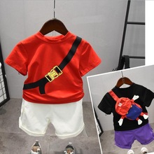 2PCS Suit Baby Boy Clothes Children Summer Toddler Boys Clothing Set Cartoon Kids Cartoon Tops and Shorts 2-7Years Boys Sets 2024 - buy cheap