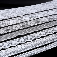 10 yards 25-165mm Width Lace Ribbon Lace fabric white Lace trimmings Embroidered Crafts Decoration Wedding Lace gift ribbon 2024 - buy cheap