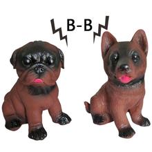 Brinquedo do cão de estimação mastigar brinquedos de borracha estridentes para o gato filhote de cachorro cães do bebê não-tóxico brinquedo de borracha engraçado forma do cão jogo interativo 2024 - compre barato