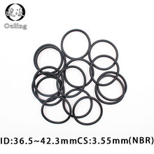 20 pc/lote anel de borracha nbr o-ring espessura de vedação 3.55mm id36.5/37.5/38.7/40/41.2/42.3mm nitrilo o anel vedação óleo junta arruela 2024 - compre barato
