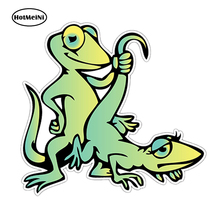 HotMeiNi Car Styling 3D Car Sticker Lizard Sex Adult Decal Auto Tuning Moto Waterproof Skateboard Laptop 4"X5" 2024 - buy cheap