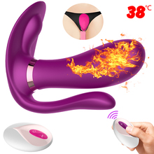 Wireless Remote control Vibrator Heating dildo Vibrating Panties G Spot Clitoris stimulator Anal Sex toys for Woman for Couples 2024 - buy cheap