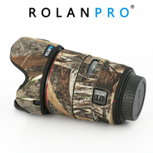 Защитный чехол для объектива камеры ROLANPRO, камуфляжный чехол для Canon EF 35 мм f1.4L II USM, защитный чехол для объектива Canon SLR 2024 - купить недорого