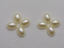 500 cuentas de media perla ovaladas de marfil, 6x8mm, Gema trasera plana para álbum de recortes, artesanía 2024 - compra barato