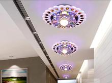 Colorpai 3w modern led ceiling lights for bedroom led living room lamp 220v 230V 240V light fixtures lustres de cristal 2024 - buy cheap