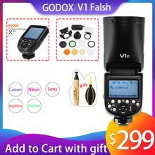 Godox V1 Flash Speedlight for SONY Canon Nikon Fujifilm Olympus Sony Flash Camera Flashlight TTL Speedlite Li-ion Battery 2024 - buy cheap