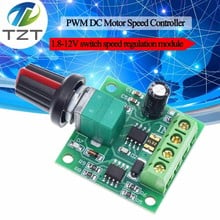 TZT New DC 1.8V 3V 5V 6V 12V 2A PWM Motor Speed Controller Low Voltage Motor Speed Controller PWM 0~100% Adjustable Drive Module 2024 - buy cheap