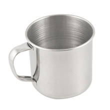 250 мл чашка для воды из нержавеющей стали кофе для питья сока дети чашки серебро 2024 - купить недорого