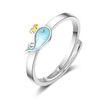 New Hot Cute Little Whale Aquatic Creatures Rings For Women Jewelry Party Girl's Rings Anillos Mujer SAR16 2024 - buy cheap