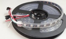 60ic 60pixels/m RGB LED Strip WS2812B Waterproof IP67 DC 5V  WS2812b chip 5050 SMD Magic Color pixel led strip lights 2024 - buy cheap