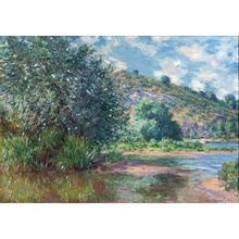 Pinturas de Claude Monet de gran calidad, pintura a mano de paisaje en Port Villez 2024 - compra barato