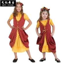 Vestido de manga corta a la moda para mujer, vestido de vendaje Vintage Medieval renacentista, disfraz de halloween para chica, novedad de 2019 2024 - compra barato