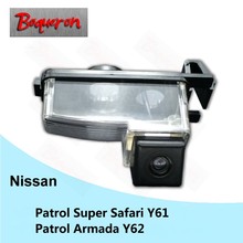 Для Nissan патруль Super Safari Y61 патруль Armada Y62 HD CCD камера заднего вида с ночным видением 2024 - купить недорого