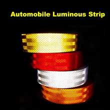 1 Meter / 2 Meter DIY Fluorescent Reflective Sticker Automobile luminous strip car&motorcycle Decoration Sticker Car Styling 2024 - buy cheap