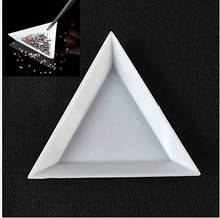 1 шт. инструменты для ногтей точечный сверлильный диск DIY Алмазная Треугольная пластина пластиковая коробка для хранения паста алмазная Треугольная пластина 2024 - купить недорого