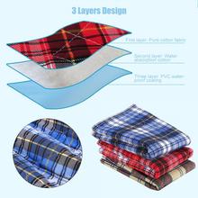 3Colors 45*60cm Resuable Adult Insert Liners Washable Thickening Elderly Cloth Nappy 3 Layers Diaper Reusable Diaper Insert 2024 - buy cheap