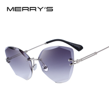 MERRYS-gafas de sol sin montura para mujer, lentes gradientes, protección UV400, S6078 2024 - compra barato