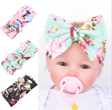 2016 New Girl Elastic Hair Band bowknot headwrap Flower kids turban Headband Girl Headdress Hair Accessories 2024 - buy cheap