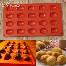 Aomily-molde de silicone para muffin e bolo, 20 buracos para confeitaria, chocolate, utensílio para cozinhar 2024 - compre barato