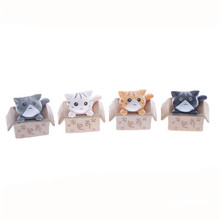 1.8*2.5cm resina ornamentos mini gato gatinho modelo boneca miniaturas jardim de fadas gnomos musgo terrários casa decorações 2024 - compre barato